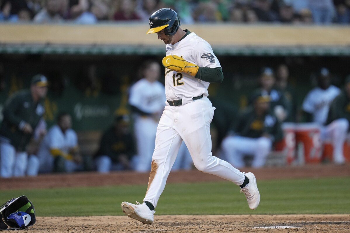 JJ Bleday hits leadoff homer in 9th to give the A’s a 2-1 victory the Blue Jays